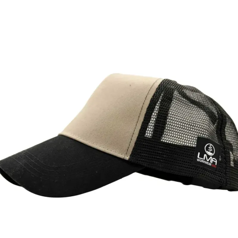 Casquette Capitole coton polyester respirant réglable gris noir*LMA Hot