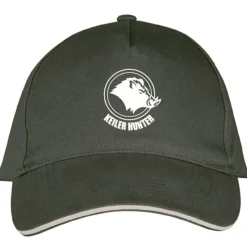 Casquette Coton Army/Beige Réglable logo 2*Keiler Hunter Online