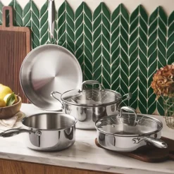 Casserole Ø 22cm Lumia Tri-Ply 2,5mm Acier 18/10*Pradel Excellence Outlet