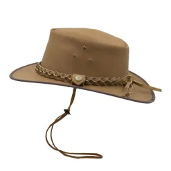 Chapeau Walker and Hawkes Cowhide Traveller cuir*Walker & Hawkes New