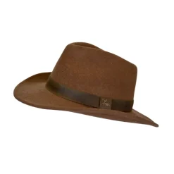 Chapeau Woolchap réglable feutre laine déperlante maron M à XL*VERNEY CARRON Discount