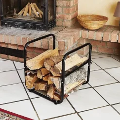 Chariot porte-bûches 2 en 1 amovible - Charge 50 kg - 114x62x44 cm* Hot