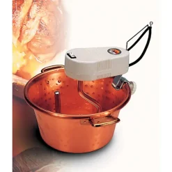 Chaudron électrique en cuivre 4,7 L - 4W - Ø 26 cm - Compatible gaz*Novital New