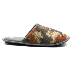 Chaussons camo homme textime doux brun vert orange 41/42 à 45/46* Discount