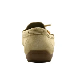 Chaussures bateau facile à enfiler femme cuir beige de 36 à 41* Discount