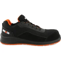 Chaussures de sécurité Leno - S1P SRC - Noir/Orange - Homme*Herock Discount