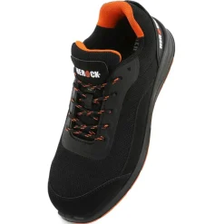 Chaussures de sécurité Leno - S1P SRC - Noir/Orange - Homme*Herock Discount