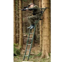Échelle pliable 2,50m hauteur d'assise aluminium portable à l'unité* New
