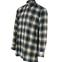 Chemise à carreaux Dolty flanelle coton bleu beige S à 4XL* Clearance