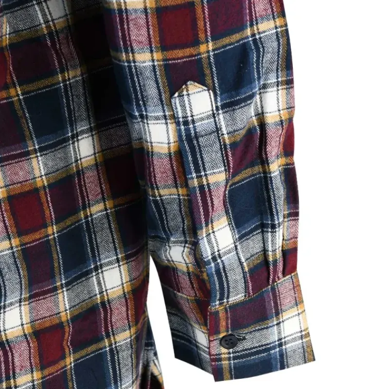 Chemise à carreaux Tanouk flanelle coton rouge bleu S à 4XL* Outlet