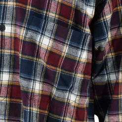 Chemise à carreaux Tanouk flanelle coton rouge bleu S à 4XL* Outlet