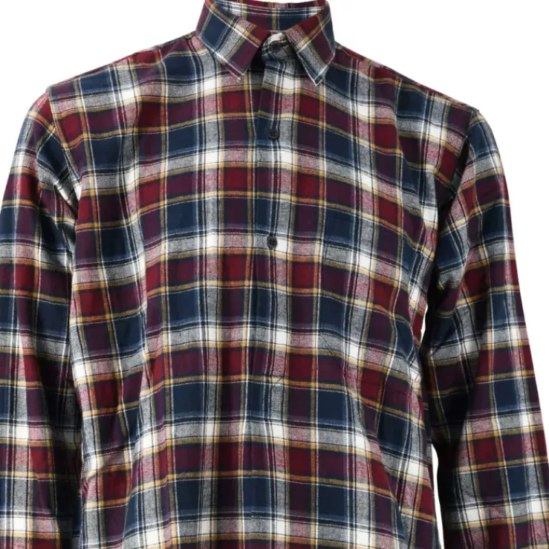 Chemise à carreaux Tanouk flanelle coton rouge bleu S à 4XL* Outlet