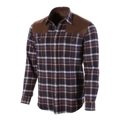 Chemise Francis Bleu Coton Chasse Classique*BROWNING Sale