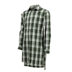 Chemise long pan à carreaux boutons coton flanelle vert M à 5XL*LMA Hot
