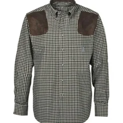 Chemise ® Sologne vert marron*Percussion Hot