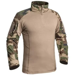 Chemise Ubas Fighter col montant zip coton polyester camo M à 3XL*A10 Equipment