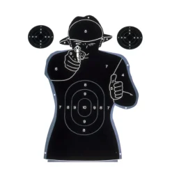 Cible humaine réaliste avec points en papier 50x70cm* Sale