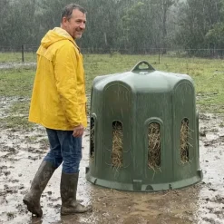 Cloche à foin 10 ouvertures*Kerbl Hot