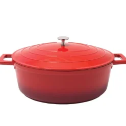 Cocotte ovale fonte alu 32x25cm 6,6L tous feux nuage*