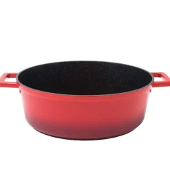 Cocotte ovale fonte alu 32x25cm 6,6L tous feux nuage*