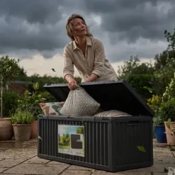 Coffre de rangement jardin 120 cm polypropylène* Best