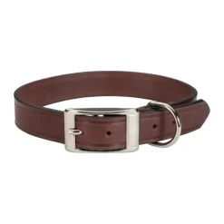 Collier cuir de buffle marron L/XL 60 cm* Discount