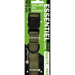 Collier polyester kaki réglable 45cm*Stepland Sale