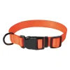 Collier polyester orange réglable60 cm*