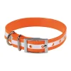 Collier pour chien orange phosphorescent 45 cm*Stepland