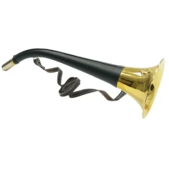 Corne d'appel laiton pavillon 50 cm gainée Cuir* New