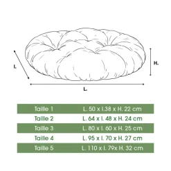 Coussin pour corbeille plastique* Outlet