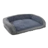 Coussin soft antidérapant pour chien - 90x63x19cm Bleu* Sale