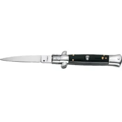 Couteau automatique Sicilian - Manche Pakkawood Noir - Lame 8,2 cm en acier 440A*BOKER MAGNUM