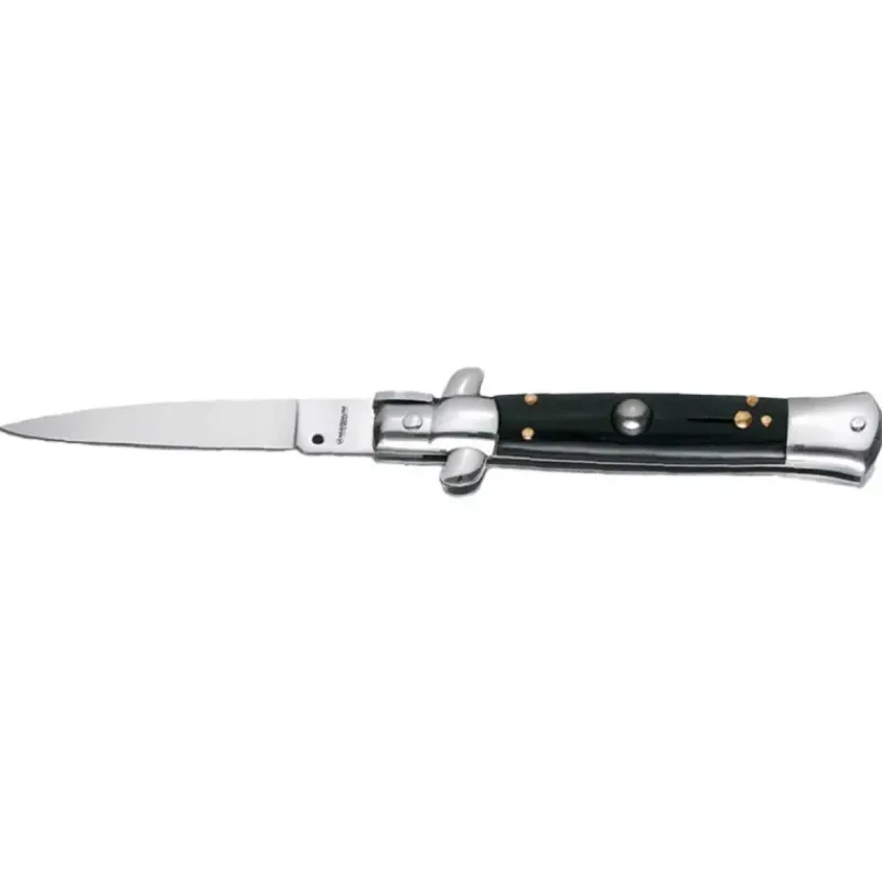 Couteau automatique Sicilian - Manche Pakkawood Noir - Lame 8,2 cm en acier 440A*BOKER MAGNUM