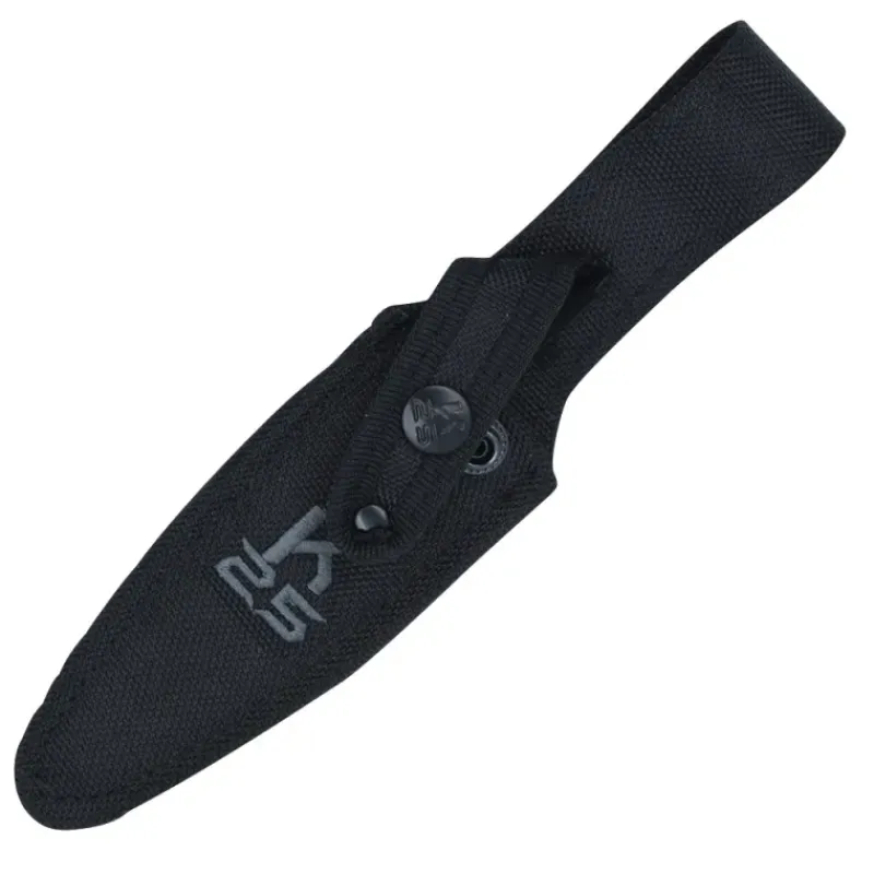 Couteau de botte K25 manche caoutchouc lame acier inox 12,5cm* Discount