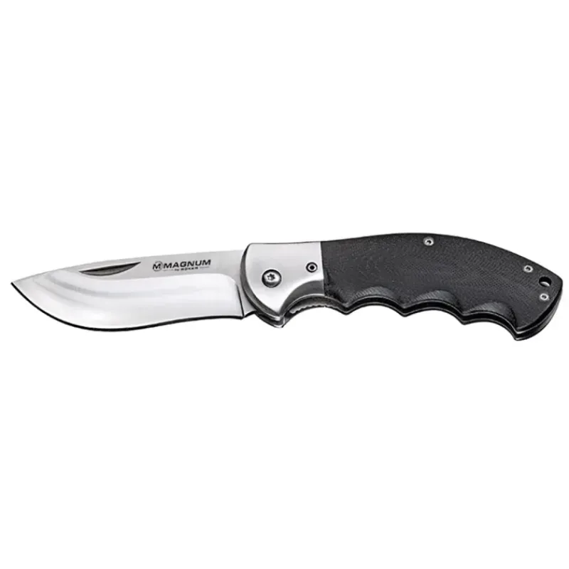 Couteau de Chasse NW Skinner - Lame 8,5 cm en Acier 440A - Manche G10 Noir*BOKER MAGNUM