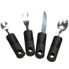 Couverts ergonomiques senior manche épais plastique - Set 4 pièces* Clearance