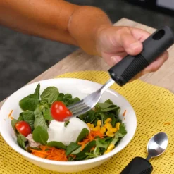 Couverts ergonomiques senior manche épais plastique - Set 4 pièces* Clearance