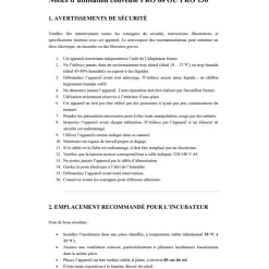 Couveuse Automatique PRO ® 136 Œufs - Incubation Haute Performance*Couvitech Best