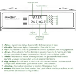 Couveuse Automatique PRO ® 68 œufs - Incubation Haute Performance*Couvitech Hot