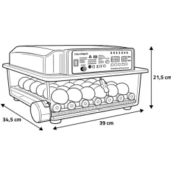 Couveuse Automatique SP ® 36 Œufs - Incubation Professionnelle et Fiable*Couvitech Outlet