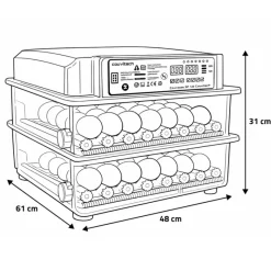 Couveuse automatique SP ® 120 œufs - Incubation professionnelle*Couvitech Best