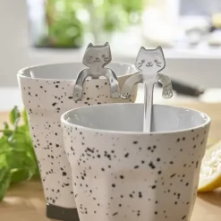 Cuillères chat Acier inoxydable*Pradel France Clearance