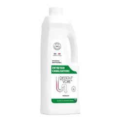 Déboucheur DISSOUT'VORE Canalisations 1L - Élimine Odeurs & Entretien Naturel*Avel Outlet
