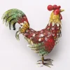 Décoration Coq en Métal - 44x15x45 cm*