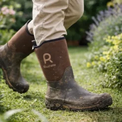 Demi bottes Clean Garden souples imperméables marron 40 à 47*Rouchette Outlet