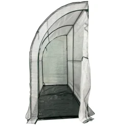 Demi-serre murale adossée pour jardin et balcon 80 x 200 x 160 cm* Clearance