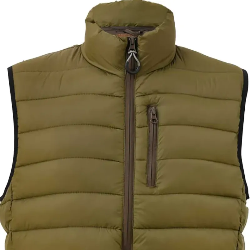 Doudoune sans manche polyamide kaki M à 2XL*Idaho Discount