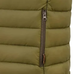 Doudoune sans manche polyamide kaki M à 2XL*Idaho Discount