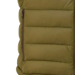 Doudoune sans manche polyamide kaki M à 2XL*Idaho Discount